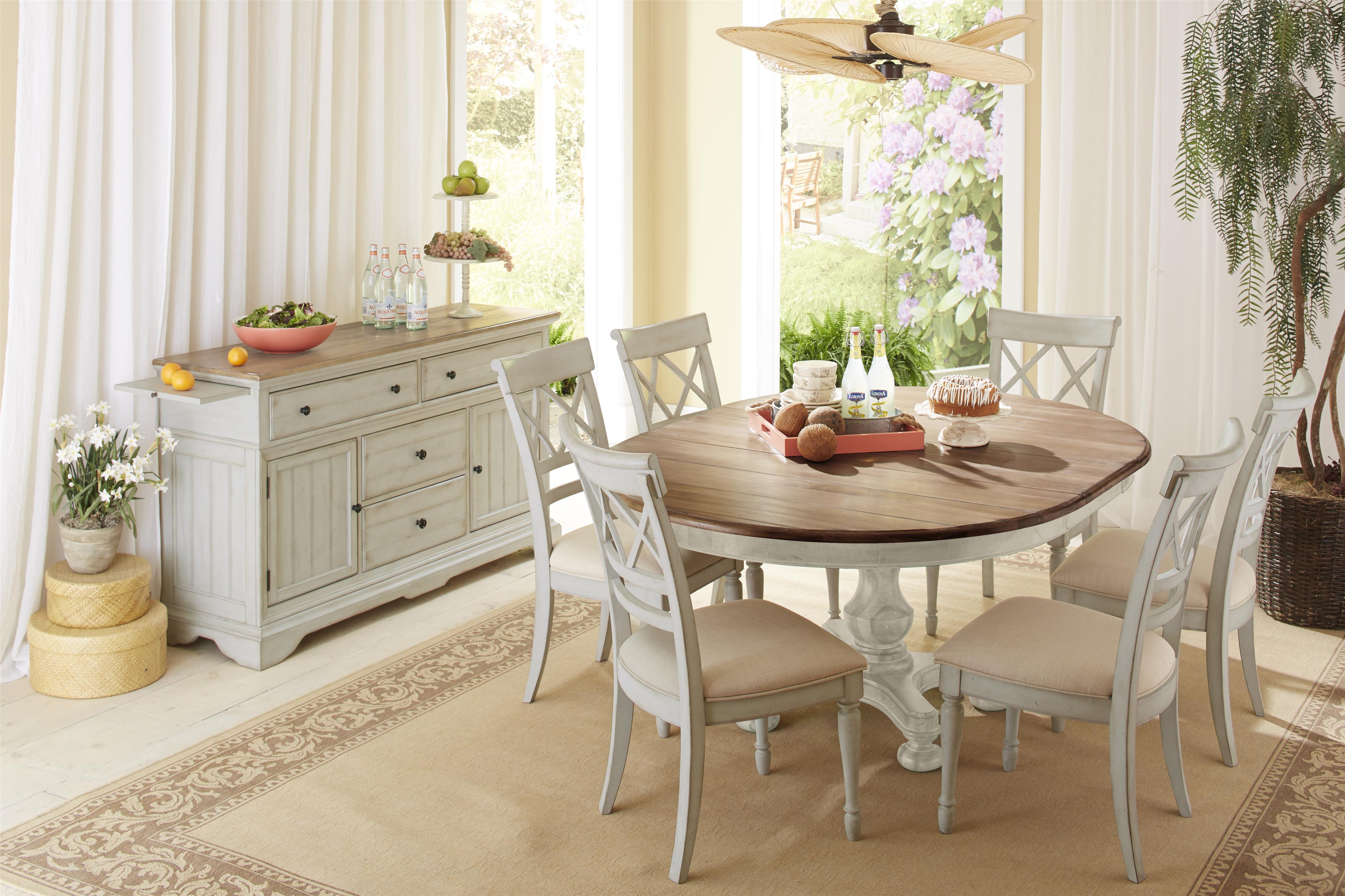 Cresent Fine Furniture Cottage Cottage Dining Chair w/ Upholstered Seat